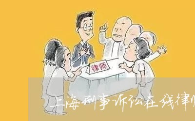 上海刑事诉讼在线律师询问/2023033061604