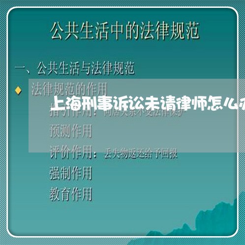上海刑事诉讼未请律师怎么办/2023033018260 上海刑事诉讼未请律师怎么办/2023033018260