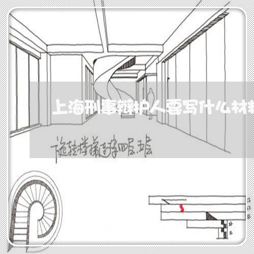 上海刑事辩护人要写什么材料/2023033006059