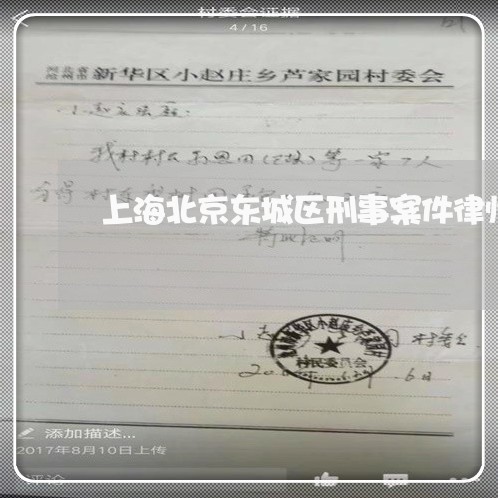 上海北京东城区刑事案件律师所/2023060374835
