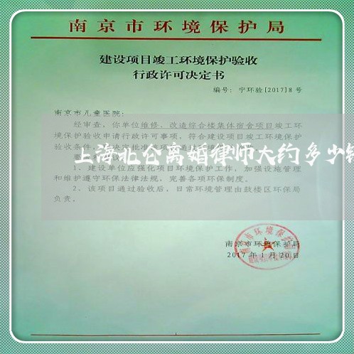 上海北仑离婚律师大约多少钱/2023032969593