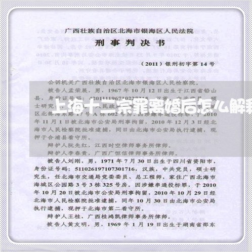 上海十二宗罪离婚后怎么解释/2023032960704