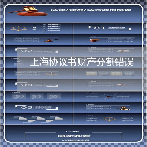 上海协议书财产分割错误/2023032394049