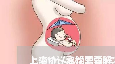 上海协议离婚需要解决什么/2023031539370 上海协议离婚需要解决什么/2023031539370