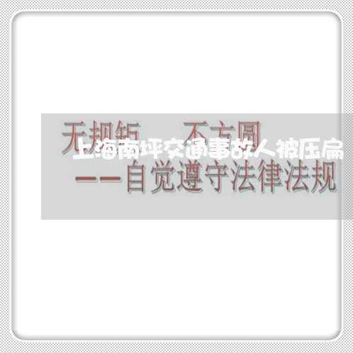 上海南坪交通事故人被压扁/2023031554058