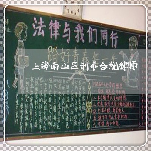 上海南山区刑事合规律师/2023022638149 上海南山区刑事合规律师/2023022638149