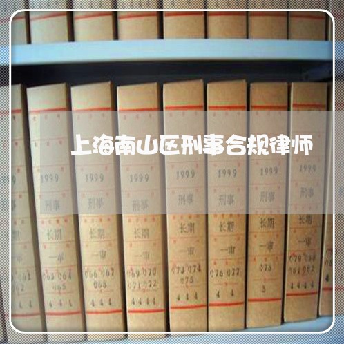 上海南山区刑事合规律师/2023022694828 上海南山区刑事合规律师/2023022694828