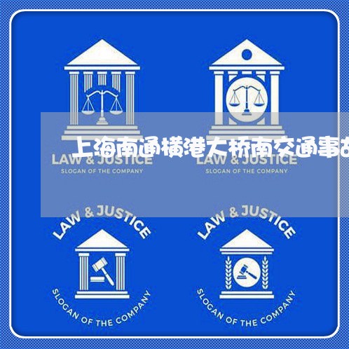 上海南通横港大桥南交通事故/2023032951715 上海南通横港大桥南交通事故/2023032951715