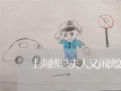 上海博总夫人又闹离婚了/2023022585827 上海博总夫人又闹离婚了/2023022585827