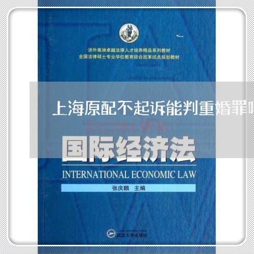 上海原配不起诉能判重婚罪吗/2023032849460