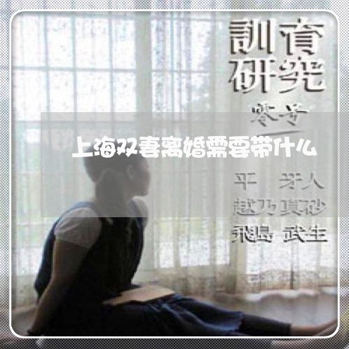 上海双妻离婚需要带什么/2023022640481 上海双妻离婚需要带什么/2023022640481