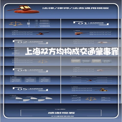上海双方均构成交通肇事罪/2023031461492