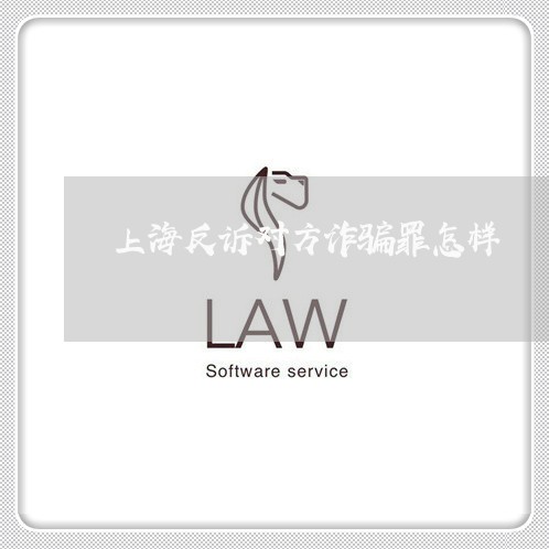 上海反诉对方诈骗罪怎样/2023022650473 上海反诉对方诈骗罪怎样/2023022650473