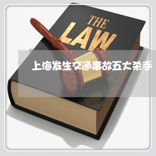 上海发生交通事故五大杀手/2023031576291