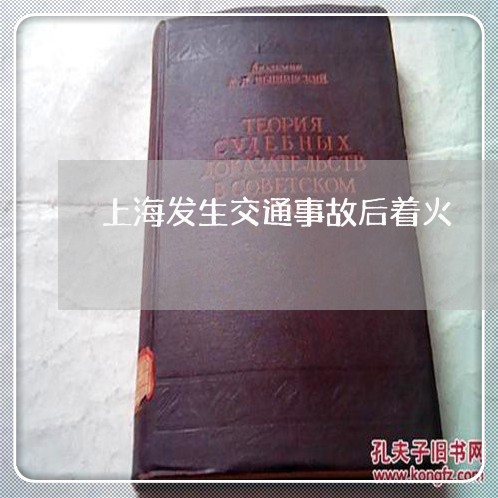 上海发生交通事故后着火/2023022685946