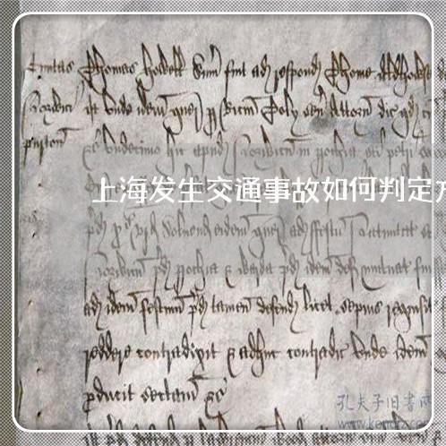 上海发生交通事故如何判定方位/2023060262816 上海发生交通事故如何判定方位/2023060262816