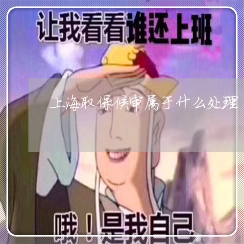 上海取保候审属于什么处理/2023031535926 上海取保候审属于什么处理/2023031535926