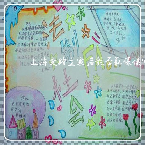 上海受贿立案后能否取保候审/2023032973648