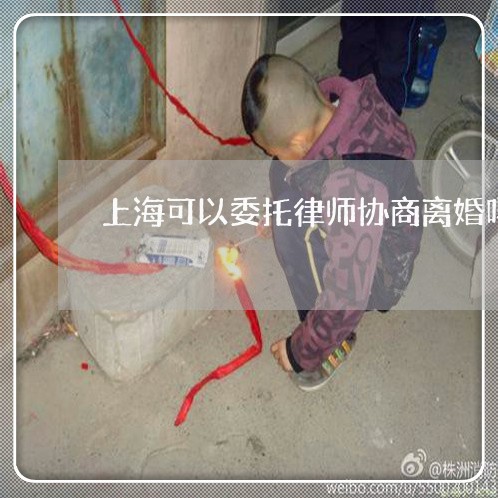 上海可以委托律师协商离婚吗/2023032941726 上海可以委托律师协商离婚吗/2023032941726