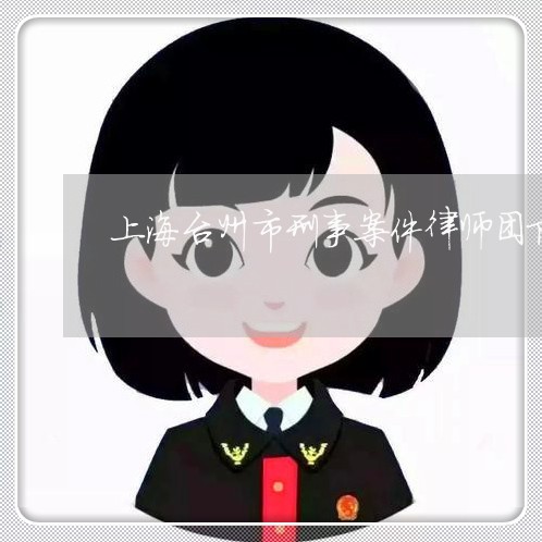 上海台州市刑事案件律师团队/2023032995936