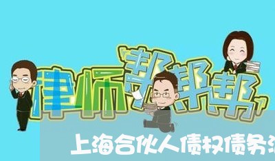 上海合伙人债权债务混同案例/2023032979313 上海合伙人债权债务混同案例/2023032979313
