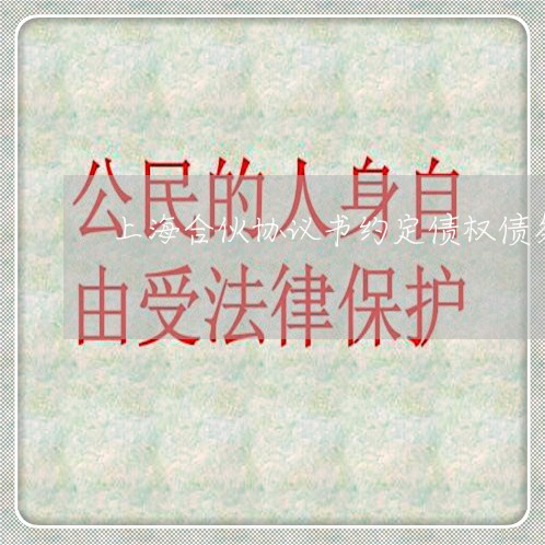 上海合伙协议书约定债权债务/2023032916360 上海合伙协议书约定债权债务/2023032916360