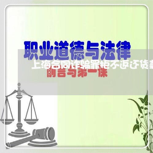 上海合同诈骗罪拒不返还货款/2023032995840