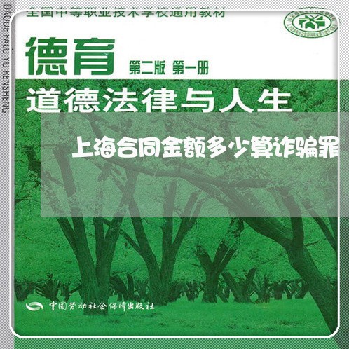 上海合同金额多少算诈骗罪/2023031539380