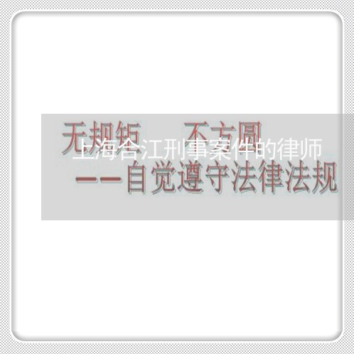 上海合江刑事案件的律师/2023022673926 上海合江刑事案件的律师/2023022673926