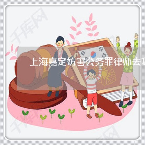 上海嘉定妨害公务罪律师去哪找