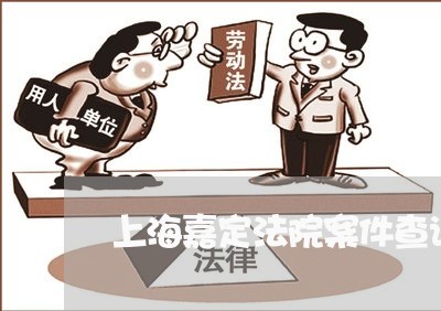 上海嘉定法院案件查询系统