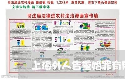 上海外人告重婚罪有用吗/2023022540392 上海外人告重婚罪有用吗/2023022540392