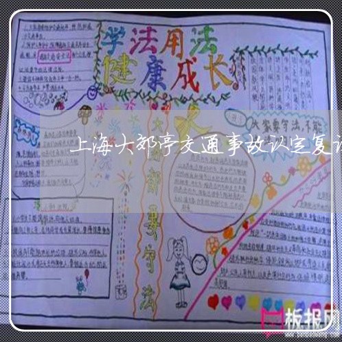 上海大郊亭交通事故认定复议/2023032807078