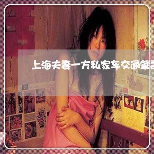 上海夫妻一方私家车交通肇事/2023032870581