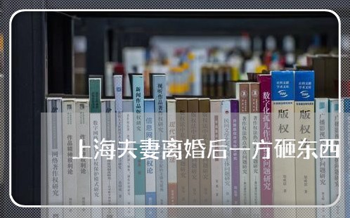 上海夫妻离婚后一方砸东西/2023031426027 上海夫妻离婚后一方砸东西/2023031426027