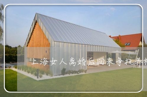 上海女人离婚后回来争抚养权/2023032850302 上海女人离婚后回来争抚养权/2023032850302