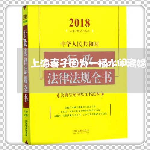 上海妻子因为一桶水闹离婚/2023031460692