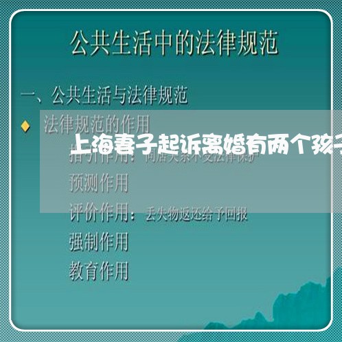 上海妻子起诉离婚有两个孩子/2023032819240 上海妻子起诉离婚有两个孩子/2023032819240