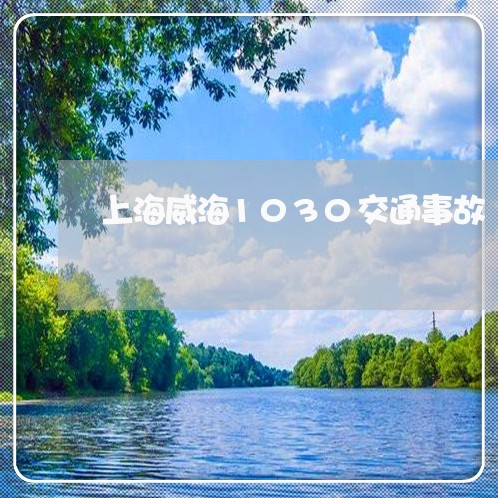上海威海1030交通事故/2023031412634 上海威海1030交通事故/2023031412634