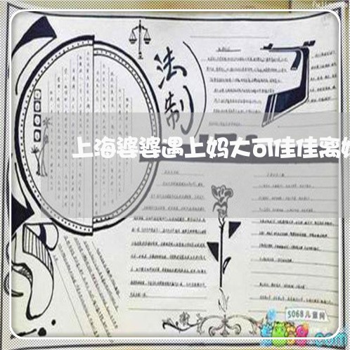 上海婆婆遇上妈大可佳佳离婚/2023032850282 上海婆婆遇上妈大可佳佳离婚/2023032850282