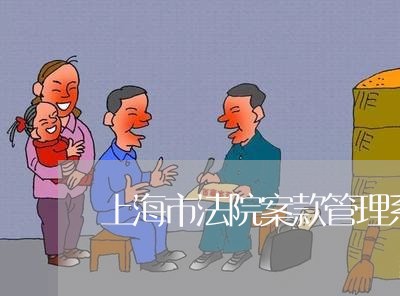 上海市法院案款管理系统