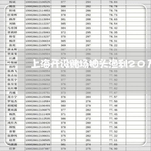 上海开设赌场抽头渔利20万/2023032636046