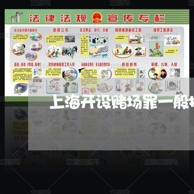 上海开设赌场罪一般拘留几天/2023032705168