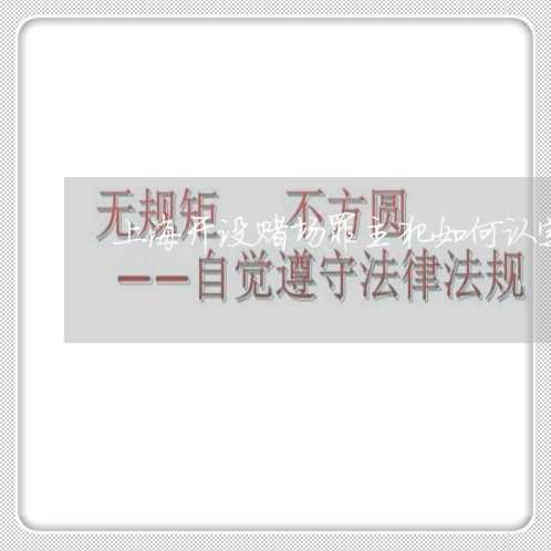 上海开设赌场罪主犯如何认定/2023032788472