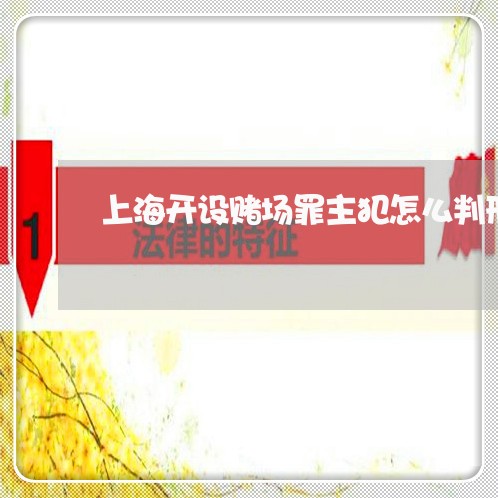 上海开设赌场罪主犯怎么判刑/2023032781813