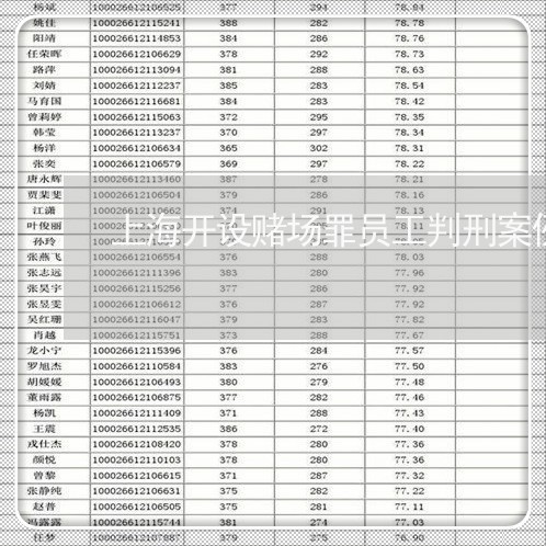 上海开设赌场罪员工判刑案例/2023032791814 上海开设赌场罪员工判刑案例/2023032791814