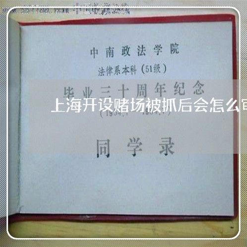 上海开设赌场被抓后会怎么审/2023032783835 上海开设赌场被抓后会怎么审/2023032783835