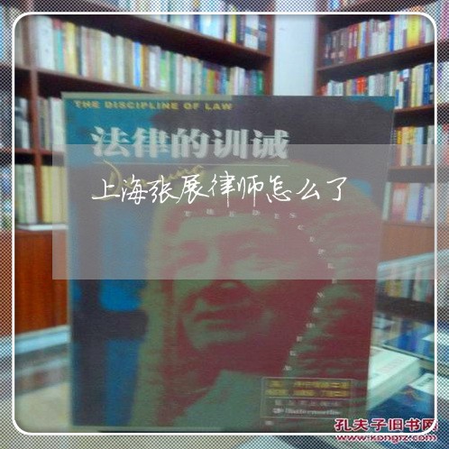 上海张展律师怎么了
