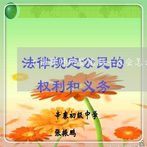 上海律师网贷逾期一天会怎么样/2023032539148