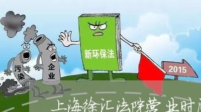 上海徐汇法院营业时间